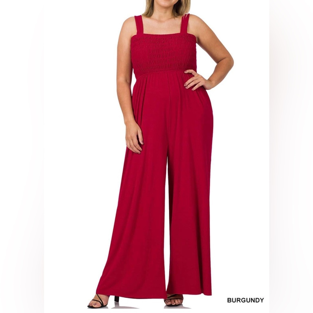 Popular jumper in burgundy with pockets